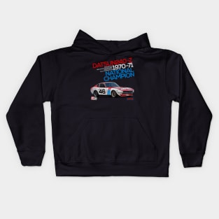 BRE-DATSUN 240z NATIONAL CHAMPION Kids Hoodie